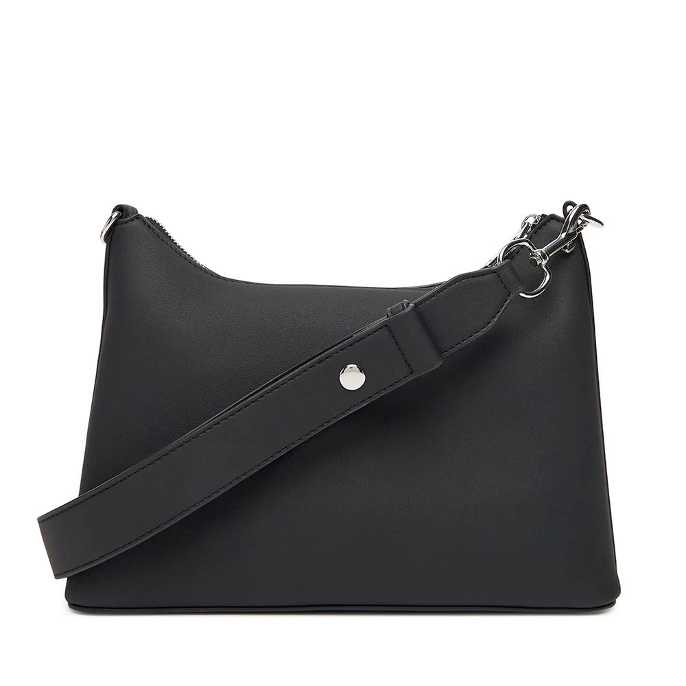 Hobo Bag Donna LOVE MOSCHINO linea Bold Bag colore Nero e Nikel