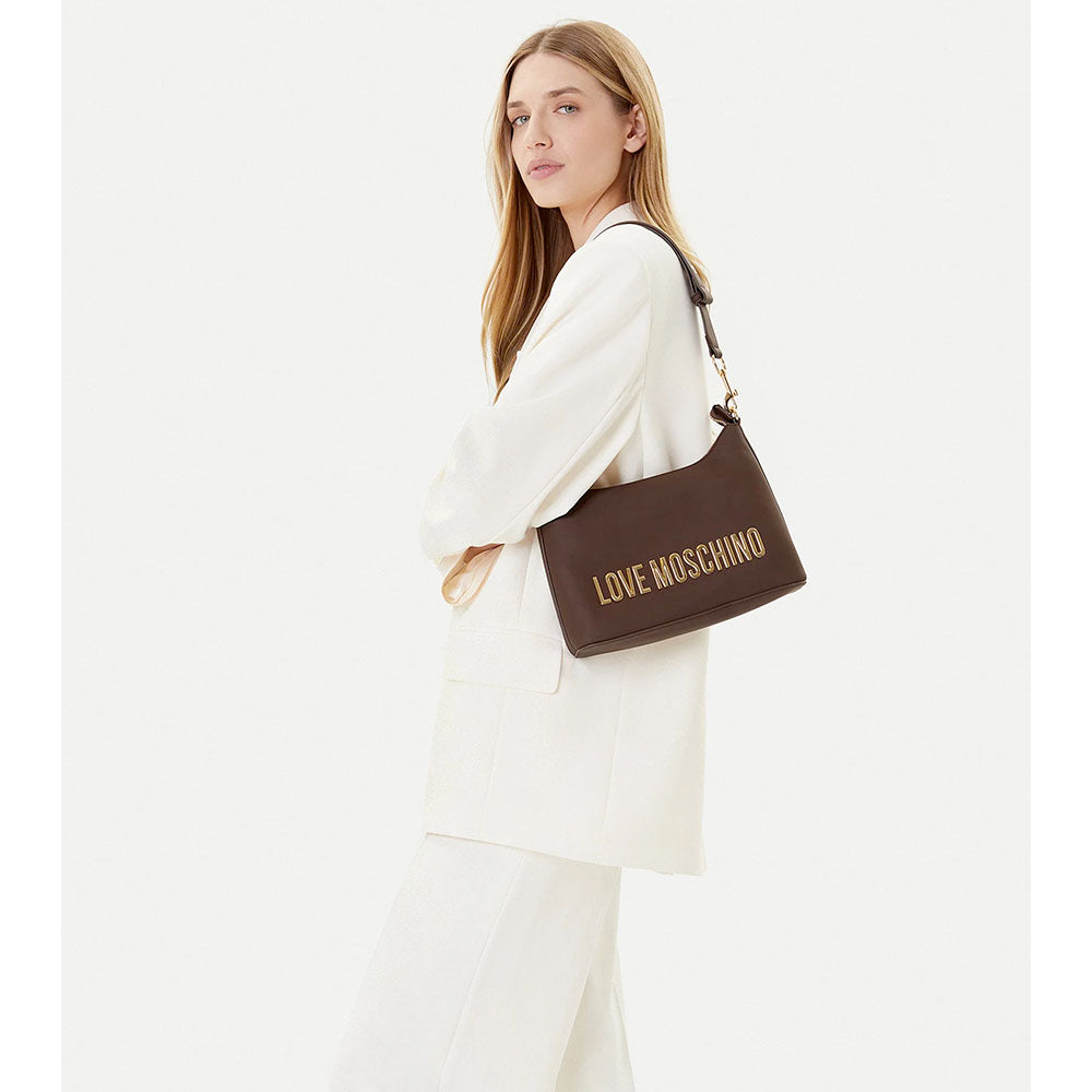 Hobo Bag LOVE MOSCHINO linea Bold Bag Marrone