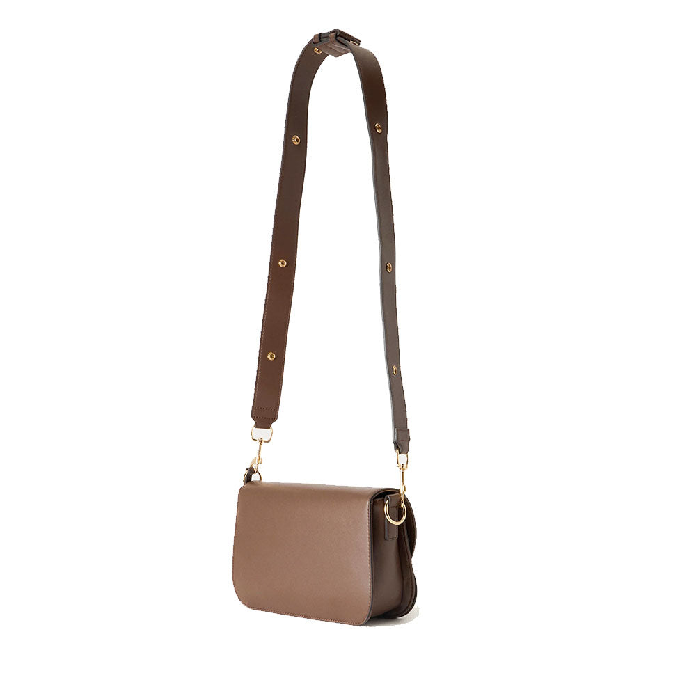 Borsa Donna a Spalla e a Tracolla LOVE MOSCHINO linea Pinned Love Marrone