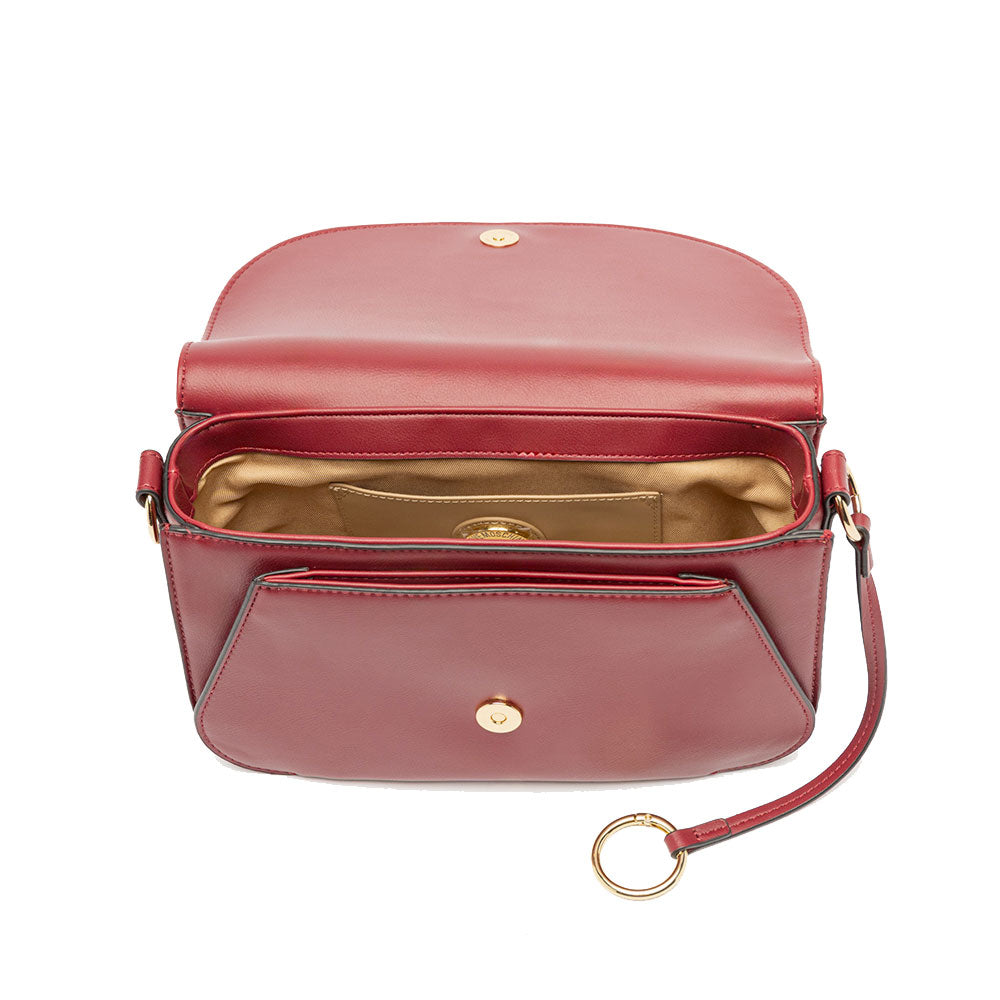 Borsa Donna a Spalla e a Tracolla LOVE MOSCHINO linea Pinned Love Rosso Vino