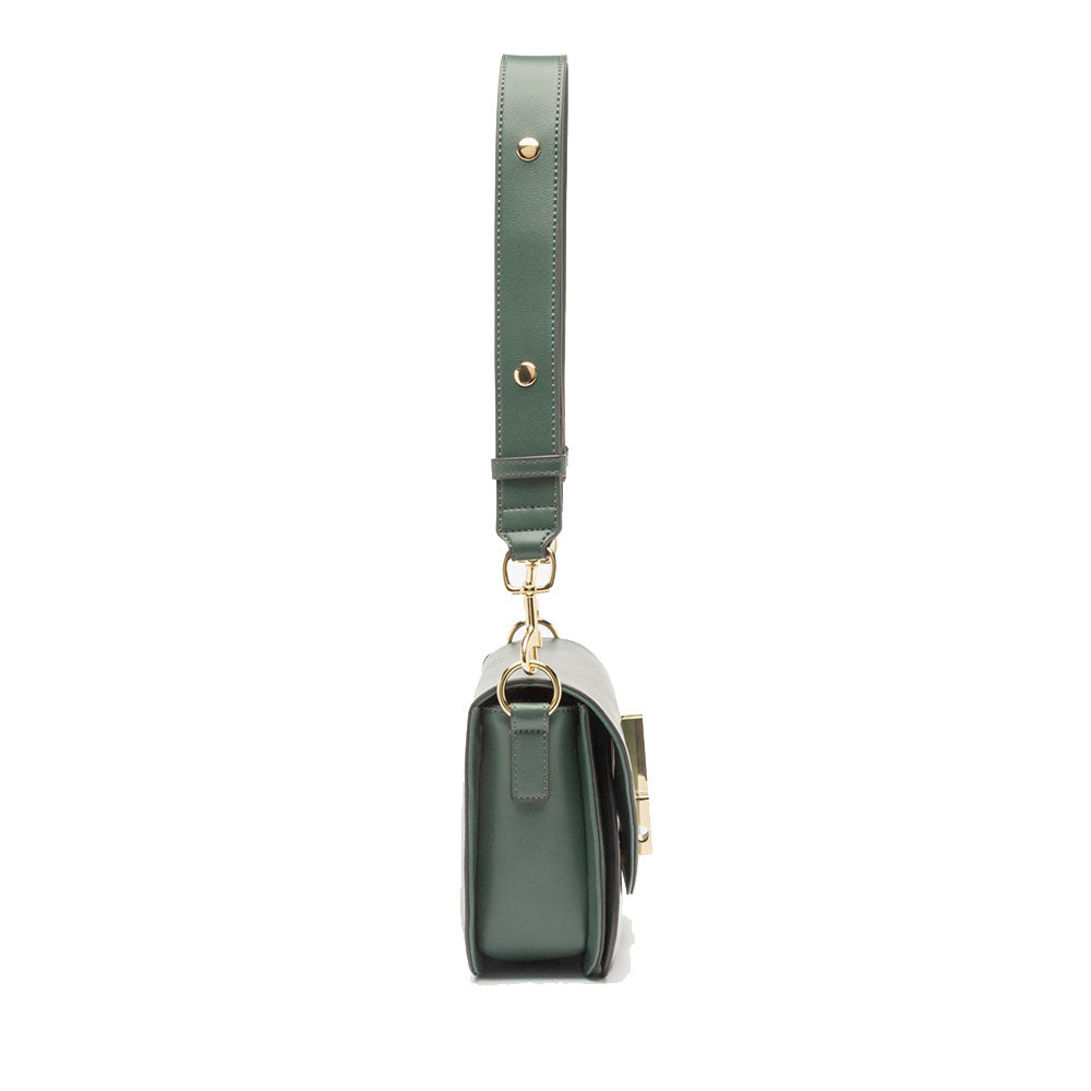 Borsa Donna a Spalla e a Tracolla LOVE MOSCHINO linea Pinned Love Verde