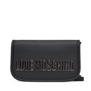 Borsa Donna a Tracolla LOVE MOSCHINO linea Bold Bag colore Nero e Nikel