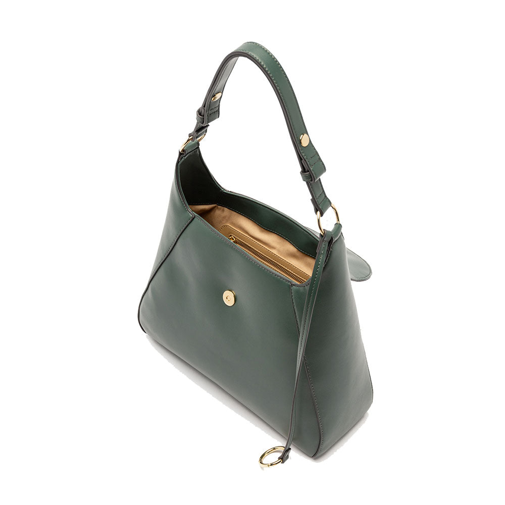 Hobo Bag Donna LOVE MOSCHINO linea Pinned Love Verde