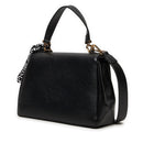 LOVE MOSCHINO Schwarze Damenhandtasche mit Logo-Schal