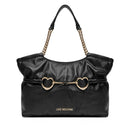 Shopping Bag Donna LOVE MOSCHINO linea Hearts Nero