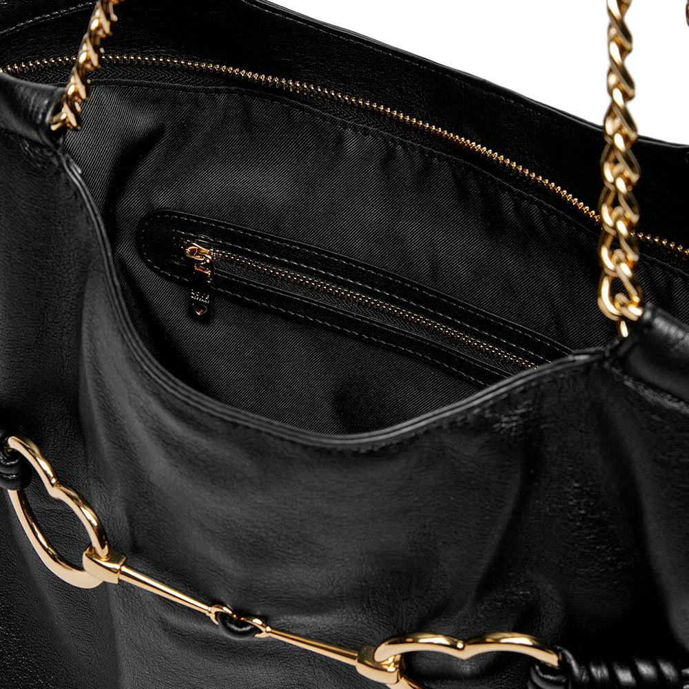 Shopping Bag Donna LOVE MOSCHINO linea Hearts Nero