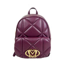 Zaino Donna Trapuntato LOVE MOSCHINO linea Embossed color Vino