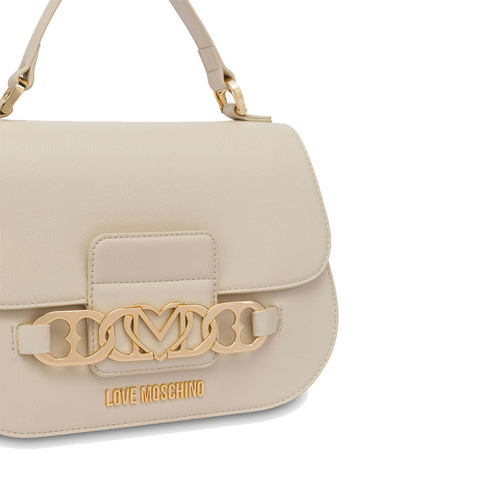 Borsa Donna a Mano LOVE MOSCHINO Avorio