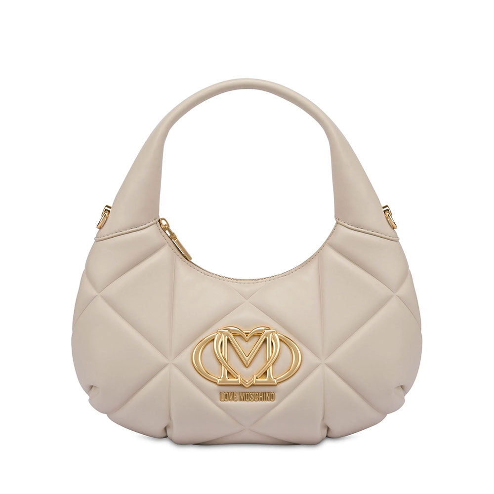 Hobo Bag LOVE MOSCHINO linea Embossed Avorio