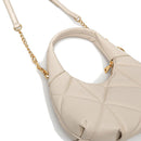 LOVE MOSCHINO Hobo Bag der Embossed Linie in Elfenbein
