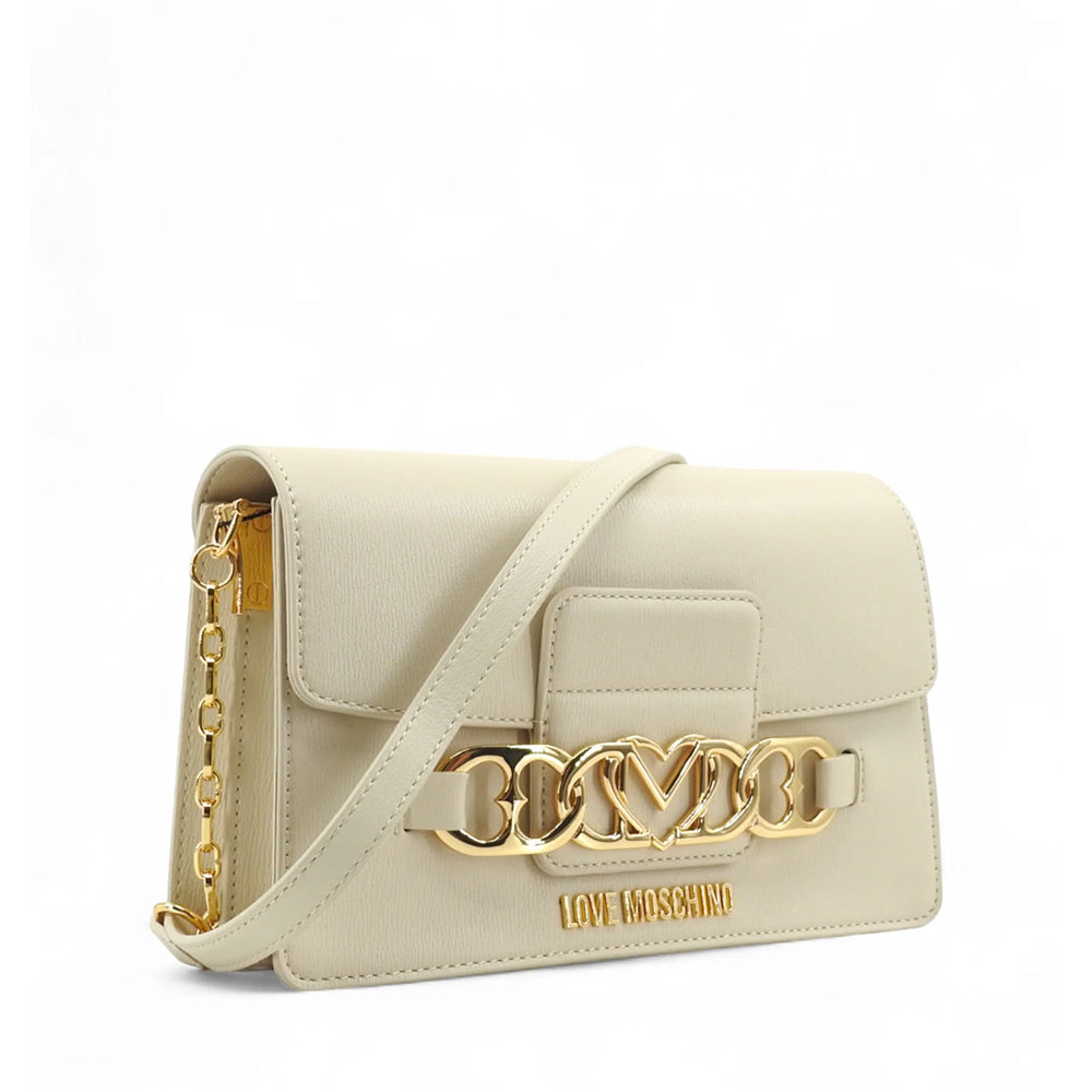 Borsa Donna a Spalla LOVE MOSCHINO colore Avorio