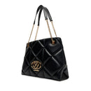 Shopping Bag Trapuntata LOVE MOSCHINO linea Embossed Nero