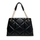 Shopping Bag Trapuntata LOVE MOSCHINO linea Embossed Nero