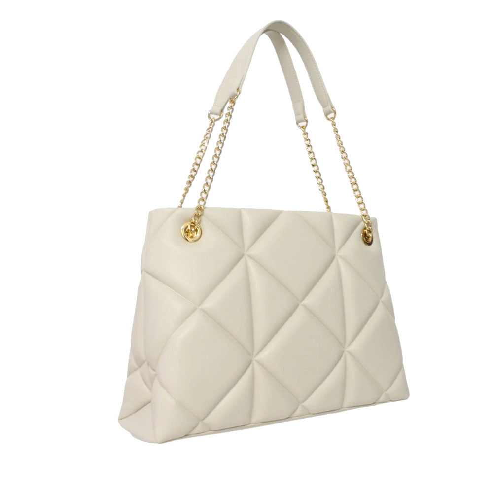 Shopping Bag Trapuntata LOVE MOSCHINO linea Embossed Avorio