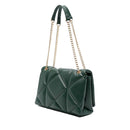 Borsa a Spalla e a Tracolla Trapuntata LOVE MOSCHINO linea Embossed Verde