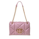 Borsa a Spalla e a Tracolla Trapuntata LOVE MOSCHINO linea Embossed Rosa