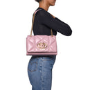 Borsa a Spalla e a Tracolla Trapuntata LOVE MOSCHINO linea Embossed Rosa