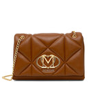 Borsa a Spalla e a Tracolla Trapuntata LOVE MOSCHINO linea Embossed color Cuoio