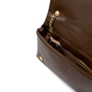 Borsa a Spalla e a Tracolla Trapuntata LOVE MOSCHINO linea Embossed Marrone