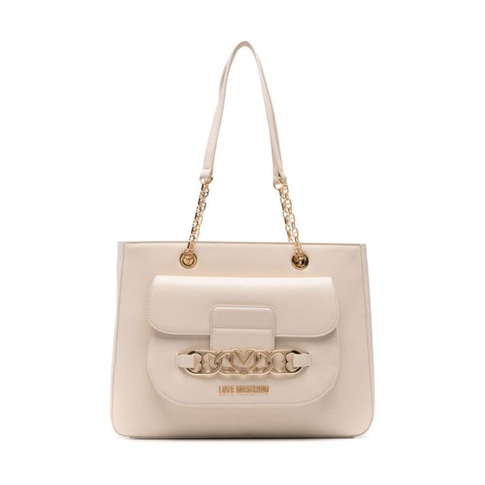 Shopping Bag Donna LOVE MOSCHINO Avorio