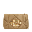 Clutch con Tracolla LOVE MOSCHINO in Tessuto Soft color Sabbia