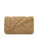 Clutch con Tracolla LOVE MOSCHINO in Tessuto Soft color Sabbia