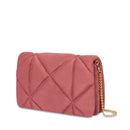 Clutch con Tracolla LOVE MOSCHINO in Tessuto Soft Rosa Antico