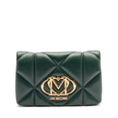 Clutch Trapuntata con Tracolla LOVE MOSCHINO linea Embossed Verde
