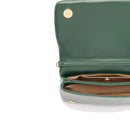 Clutch Trapuntata con Tracolla LOVE MOSCHINO linea Embossed Verde