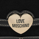 Borsa Donna a Spalla LOVE MOSCHINO in Canvas Nera