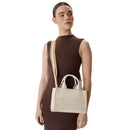 Borsa Donna a Mano LOVE MOSCHINO in Ecopelle Avorio