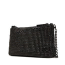 LOVE MOSCHINO Damen Clutch Bag Bling Bling Schwarze Linie mit Strasssteinen