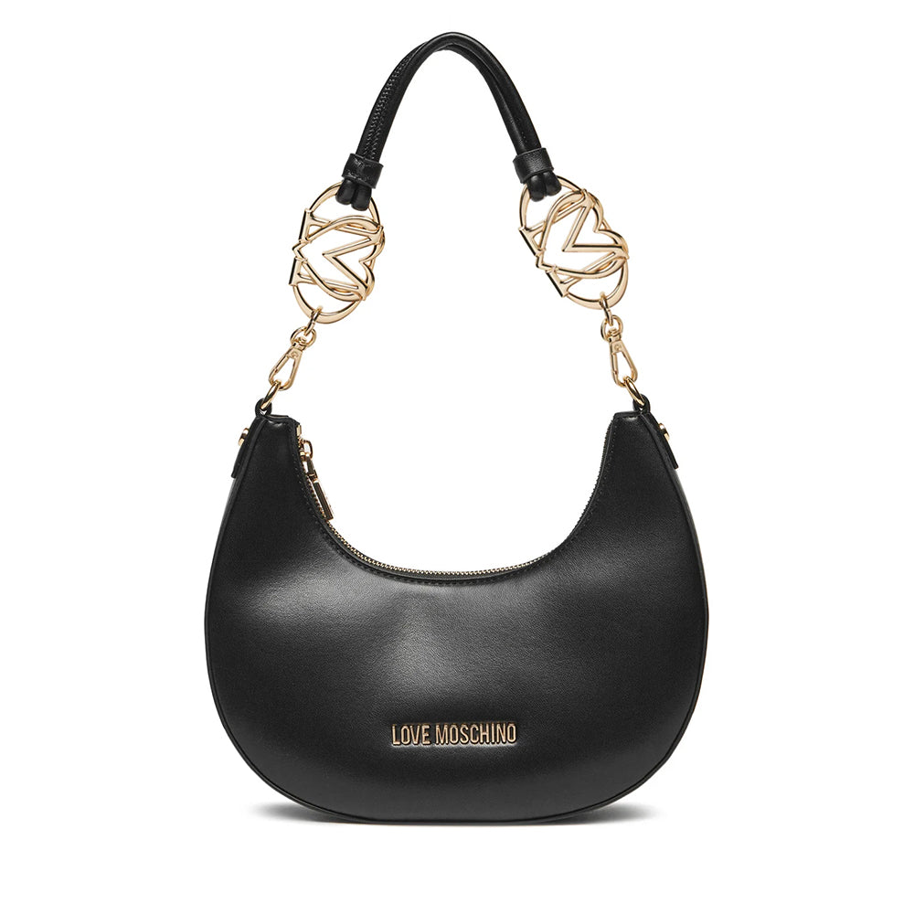 Hobo Bag LOVE MOSCHINO linea Jewel Nera