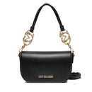 Borsa Donna a Spalla con Tracolla LOVE MOSCHINO linea Jewel Nera