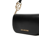 Borsa Donna a Spalla con Tracolla LOVE MOSCHINO linea Jewel Nera