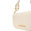 Borsa Donna a Spalla con Tracolla LOVE MOSCHINO linea Jewel Avorio