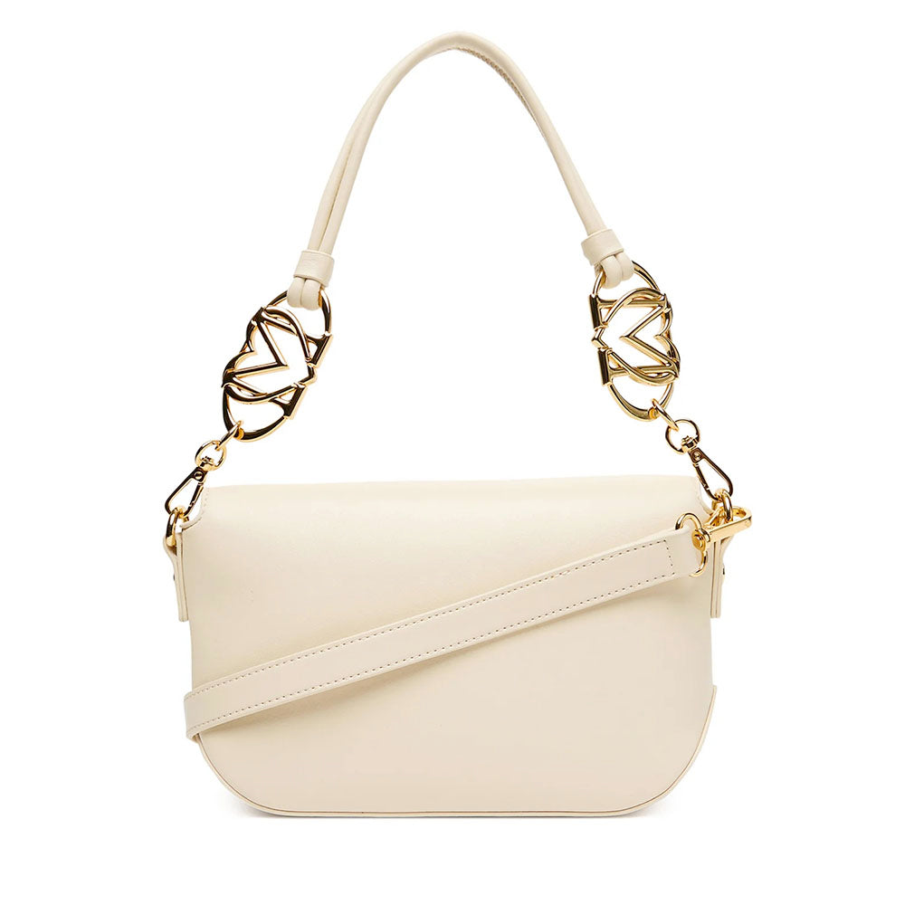 Borsa Donna a Spalla con Tracolla LOVE MOSCHINO linea Jewel Avorio