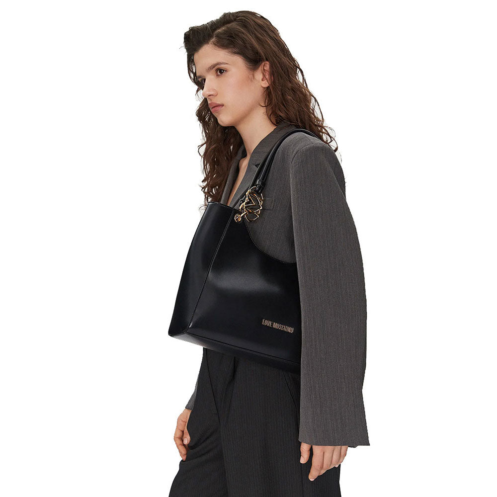 Shopping Bag LOVE MOSCHINO linea Jewel Nera