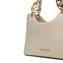 LOVE MOSCHINO Shopping Bag der Jewel line in Elfenbein