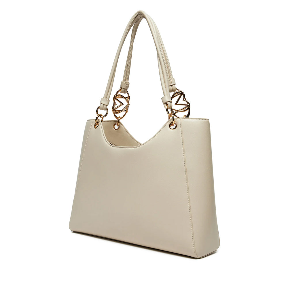 LOVE MOSCHINO Shopping Bag der Jewel line in Elfenbein