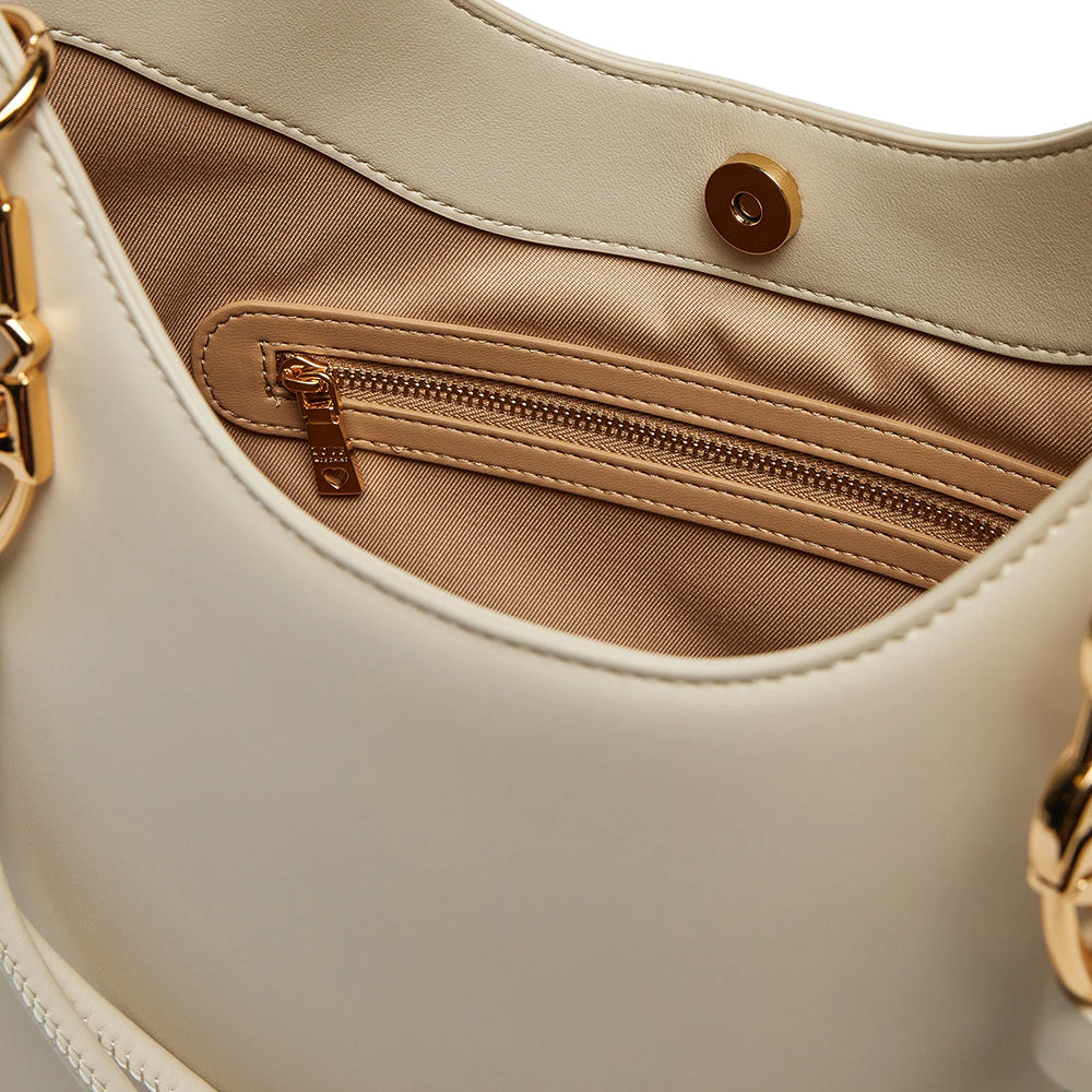LOVE MOSCHINO Shopping Bag der Jewel line in Elfenbein