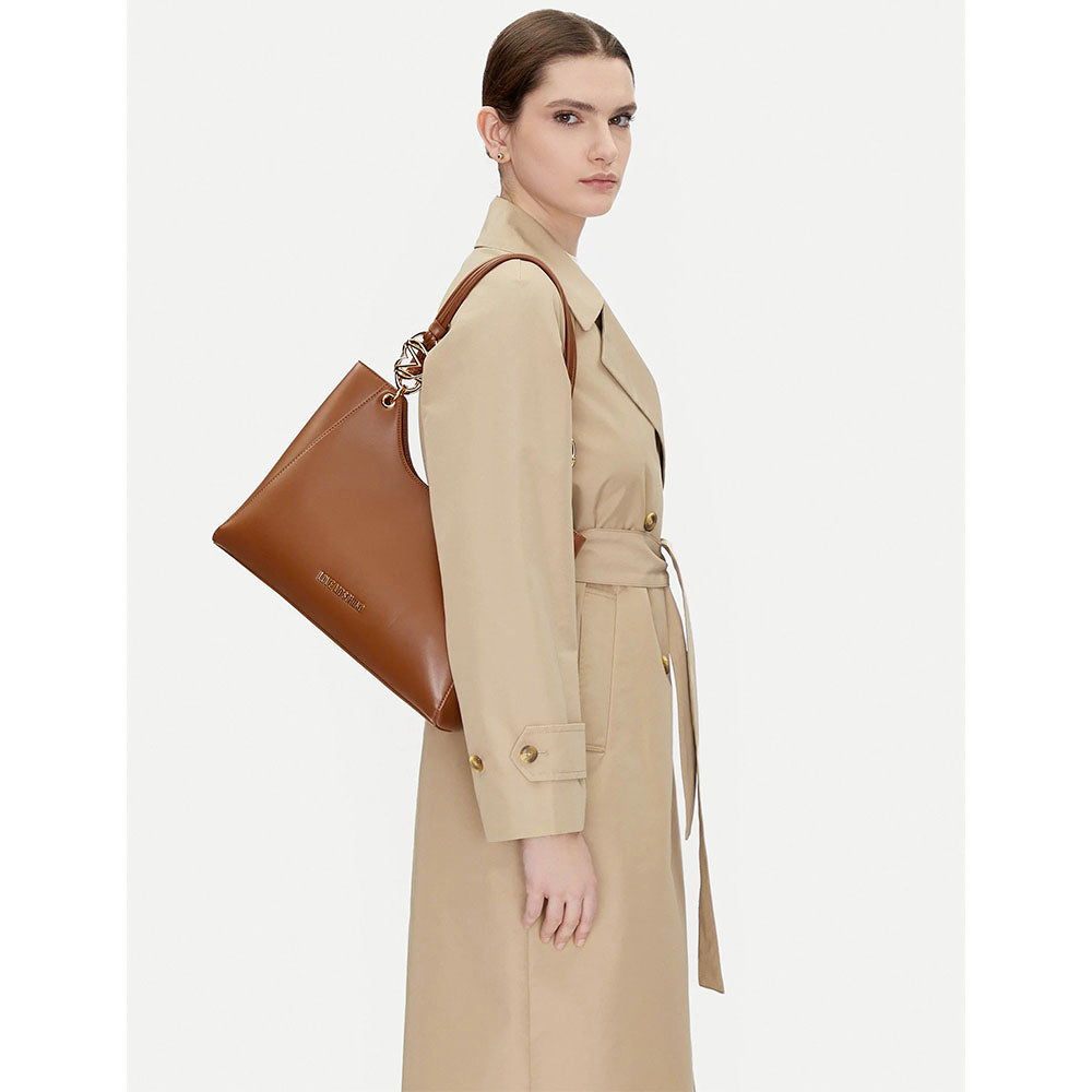 Shopping Bag LOVE MOSCHINO linea Jewel color Cammello