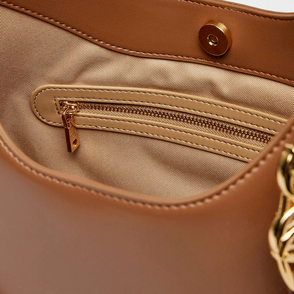 Shopping Bag LOVE MOSCHINO linea Jewel color Cammello