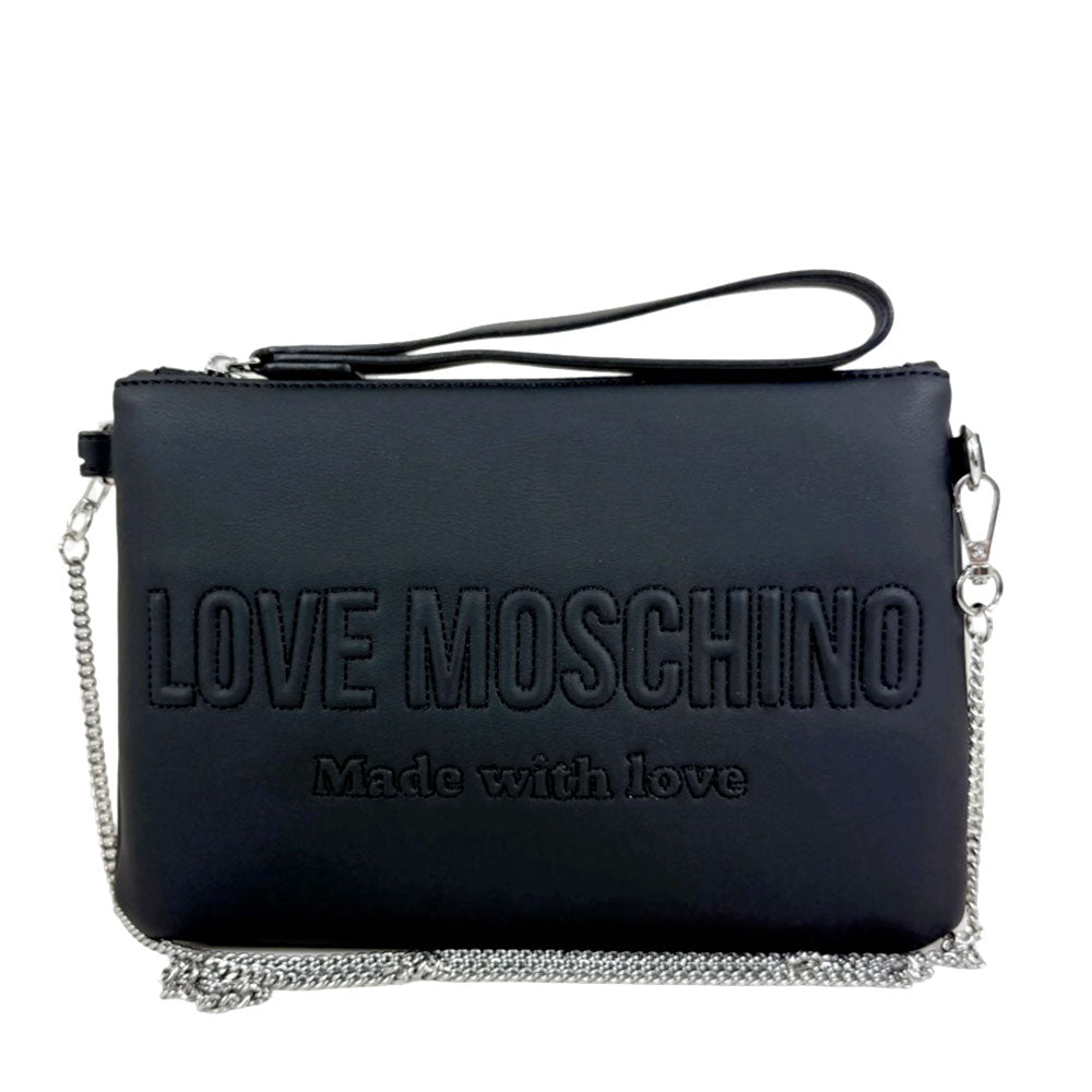 Pochette Donna LOVE MOSCHINO in Ecopelle Nera