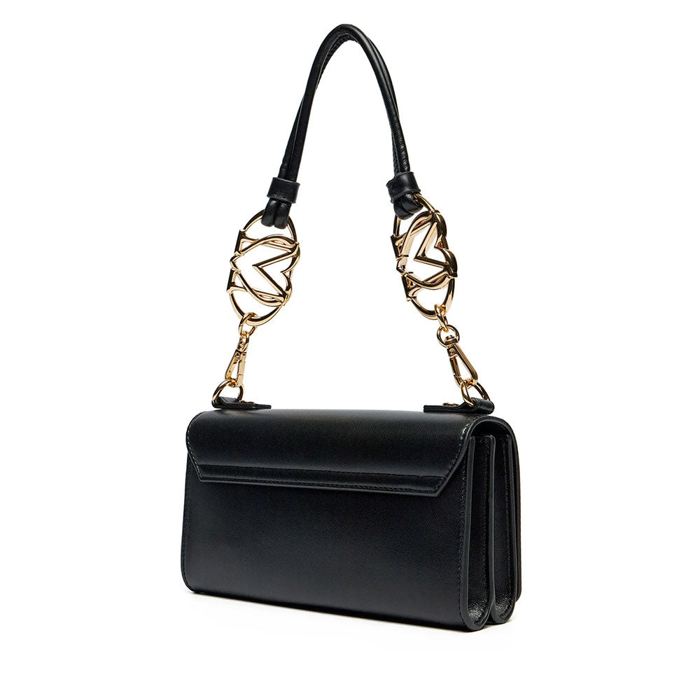 Borsa Donna a Spalla LOVE MOSCHINO linea Jewel Nera