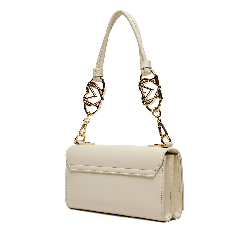 Borsa Donna a Spalla LOVE MOSCHINO linea Jewel Avorio