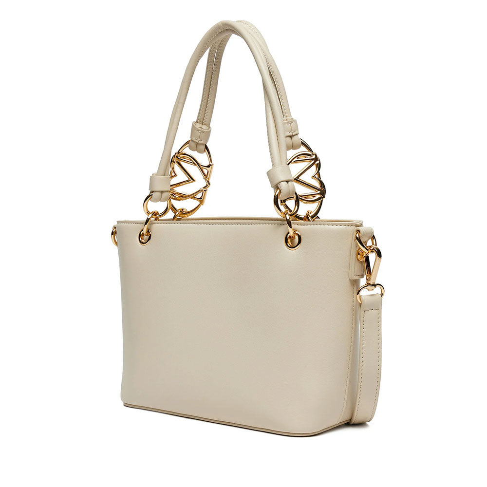 Borsa Donna a Mano con Tracolla LOVE MOSCHINO linea Jewel Avorio