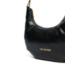 Hobo Bag Asimmetrica LOVE MOSCHINO linea Jewel Nera