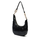 Hobo Bag Asimmetrica LOVE MOSCHINO linea Jewel Nera