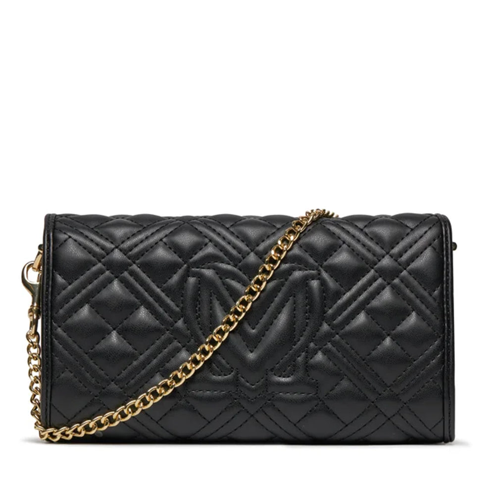 Borsa Donna a Spalla LOVE MOSCHINO linea Quilted Tab Nero